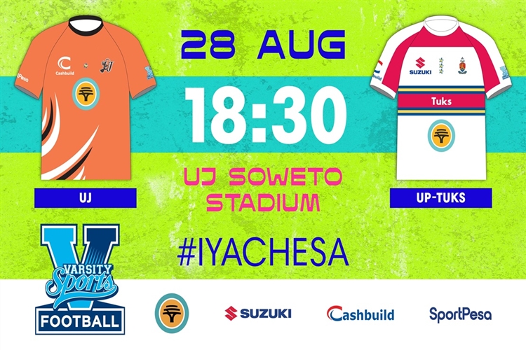 VARSITY SPORTS FOOTBALL 2025: UJ vs  UP-Tuks